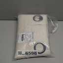 NICETOWN Natural Linen 102 inch Curtains for Bedroom, Grommet Privacy Added with Light Filtering Thick Flax Window Treatments Linen Blend for Living Room, W42 x L102, 2 Panels