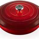Le Creuset Enameled Cast Iron Signature Braiser, 5 qt, Cerise
