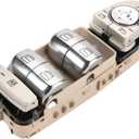 Front Left Driver Side Master Power Window Switch - Compatible for Mercedes-Benz C300, C350e, C43 AMG, C63 AMG, C63S AMG, GLC300, GLC43 AMG 2015-2018 - Replace Part A2059056811