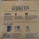Brita Water Pitcher, Metro Elite Filter, Removes 99% of Lead, Includes 1 Filter, 6-Cup Capacity, White