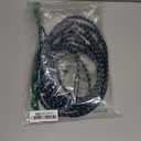 10FT 2 Pack Instrument Cable - Electric & Bass Guitar, Keyboard, AMP Cord - 1/4 Inch Right Angle Black & Blue