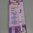 Kids Stand Rechargeable Karaoke Machine Toys with 2 Wireless Mic, Microphone Gifts for 3 4 5 6 7 8 Year Old Girls Grandkids, Bluetooth Speaker with LED Lights Birthday Gift for Age 3-8 (Purple)