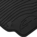 Car Floor Mats Custom Fit for Mercedes Benz EQS Sedan EQS 450 2022 2023 2024 2025 Black Rubber All Weather Protection Auto Floor Liners Odorless