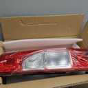 Left Driver Side Rear Tail Light Assembly Compatible With 2020-2022 Ford F250/F350/F450 Super Duty Rear Taillight Tail Lamp Halogen Brake Lamp(w/o Blind Spot) (w/o LED)