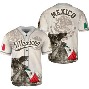 CHIARA CONTI11 Mexican Jersey - Men's Soccer & Baseball Jersey (Large)