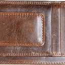 Money Clip RFID Front Pocket Wallet Men Leather Slim Minimalist Wallet
