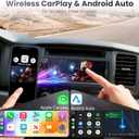 Single Din Radio Car Stereo with Apple CarPlay & Android Auto, 6.5 InCell Touchscreen Car Radio with 1080P Backup Camera, Mirror Link, Bluetooth 6.0, GPS, AM&FM, USB & Type-C Fast Charging, EQ, SWC