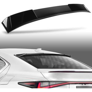 Roof Spoiler Compatible with 2021-2025 for Lexus IS300 Sedan Base 2021-2025 for Lexus IS350 Sedan Base/F Sport 2022-2025 for IS500 F Sport Performance Gloss Black Rear Roof Spoiler