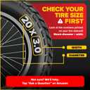 Ultraverse 20x4.0, 24x4.0, 26x4.0, 20x3.0, 26x3.0, 16x3.0, Inner Tube Set with Schrader Valve - Ideal for Mountain Bikes & E-Bikes with Fat Tires - Durable & Reliable 2 Pack with Tire Levers