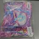 Mermaid Gymnastics Leotards for Girls 4-13 Years Old Toddler Kids Dance Tumbling Outfit Matching Shorts Set Birthday Gifts (8-9 Years, Sk36)