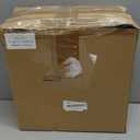 Satin Christmas Balls Ornaments, Silk Christmas Hanging Ball Decorations, 12Pcs 3.15" Luxury Vintage Christmas Tree Decor for Xmas Holiday Wedding Party, Package (White)