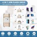 512GB Flash Drive[No App Required] Intended for Phone Tablet Androidphone and Computers, 4 in 1 Photo Stick for Phone Memory STO