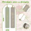 2 x Skyygemm 10 Pcs Christian Bookmarks for Women 1.2" x 5.9" Soft Leather Bible Inspired Bookmark with Floral Uplifting Words Personalized Religious Gifts for Book Lovers Mother Readers Church(Bright)