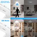 2 Pack Battery Operated Ceiling Light Motion Sensor Shower Light, Wireless Closet Lights 6000K LED Bathroom Shower Lamp, Motion Activated Ceiling Lamp for Bathroom Closet Cabinet(Battery Not Included)