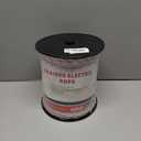 Electric Fence Wire 1312 ft 400m, 1/6 inch (4mm) Electric Fence Rpoe 6 Braided Copper and stainlee Steel Providing 4X More Conductivity Than polywire, High Strength 200kg,Temporary Fence for Horse (Red)