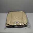 Microfiber Leather Car Seat Cover Full Set, Includes Front & Back Car Seat Protector, Premium Interior Covers with Storage Pockets, Padded Seat Covers for Cars Trucks SUV Auto (Beige)