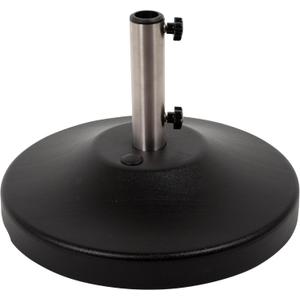 US Weight Fillable Free Standing Umbrella Base (Empty, Black)