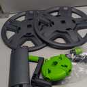 Water Hose Reel Cart, Holds 60-80 Ft of 5/8 Inch Hose, Green Wall Mounted Garden Hose Cart, Portable Hose Reel for Convenient Storage and Watering