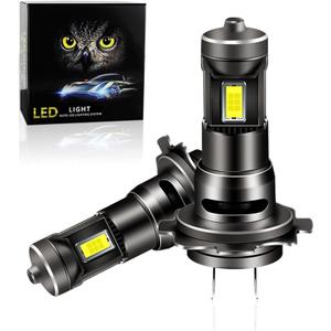 H7 LED Bulb 30000LM 600% Brighter 6000K Cool White Wireless H7 LED Bulbs, Plug and Play LED Lights Fog Lamps, Pack of 2