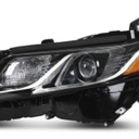 LQI Headlight Assembly Compatible with Toyota Camry LE SE 2018-2022 Driver Clear Lens Black Housing Amber Reflector TO2502255, TO2503255, 81110-06C40, 81150-06C40, 8111006C40, Right Side Headlight, Pack of 1 