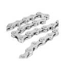 VG SPORTS 6/7/8/9/10/11 Speed Bike Chain,Half/Full Hollow Lightweight Bicycle Chain for Road Bike MTB,Silver/Gold/Titanium/Rainbow,116 Links with Missing Link