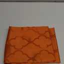 Joyfol Day Jacquard Fall Table Runner, Dresser Scarf, Autumn Waterproof Wrinkle Resistant Damask Table Runners for Kitchen Dining Tabletop Decoration(Rust/ Burnt Orange, 14 x 72 Inch)