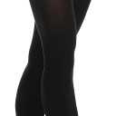 EVERSWE Women's 80 Den Soft Opaque Tights, Women's Tights (Large-X-Large, Totally Black)
