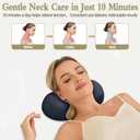 HydroAurum Cervical Neck Pillow, 100% Memory Foam Neck Roll Pillow for Neck and Shoulder Pain Relief, Orthopedic Support for Office Workers, Drivers & Yoga