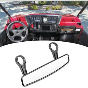 UTV 15" Rear Center Mirror with 1.75" Adjustable Clamp Compatible with Polaris RZR Ace PRO Rhino Fit Kawasaki Teryx Fit Yamaha Fit Arctic Cat Fit Cfmoto ZForce