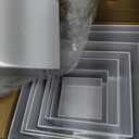 10 Pcs Acrylic Buffet Risers, Large Stackable Food Display Stand, Nesting Cube Box with Hollow Bottom, Food Risers for Buffet Table Dessert Jewelry Catering(10'' 9'' 8'' 7'' 6'' 5'' 5'' 4'' 4'' 3'')
