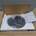 Nintiue Upgraded Modern Arc Dimmable Tall Standing Floor Lamp with Linen Shade, 1200 Lumens LED Bulb Included, for Living & Reading Room, Bedroom, Office & Nursery, Gold