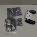 eXtremeRate RISE Plus MAX RMB Back Paddles Kit with Clicky Trigger Stops & Rubberized Grip for PS5 Controller BDM-010 020, Remappable Real Metal Back Buttons Kit for PS5 Controller – White Black