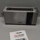 Mueller UltraToast Full Stainless Steel Toaster 2 Slice, Long Extra-Wide Slots with Removable Tray, Cancel/Defrost/Reheat Functions, 6 Browning Levels with LED Display, Housewarming Gifts New Home