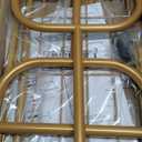 AUPSEN Kids Clothing Rack with Bottom Storage Shelf, Metal Toddler Dress Up Rack for Little Girls, Kids Dress Up Clothes Storage for Coats, Skirts, Dance CostumeGold