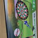 Golf Chipping Game with Hitting Mat, 70"x70" Double Sided Golf Practice Mat Kits with 20 Sticky Balls, Indoor Outdoor Golf Training Accessories for Adult Family Yard Game (No Club)