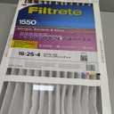 Filtrete DP01DC-4 Ultra Allergen Healthy Living Electrostatic High-Performance Replacement Air Filter, 1 Count (Pack of 1), White