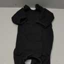 Kuoser Dog Surgery Suit Female Spay Male Neuter, Dog Leg Sleeve to Stop Licking Soft Dog Onesie for Abdominal Wound, Dog Recovery Suit Rear Leg Sleeves Pet Elbow Brace Protector, Black M (Medium (Back Length: 34CM / 13.38"))