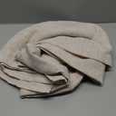 Linen Tablecloth for Rectangle Table, Farmhouse Style Neutral Tablecloth, Water Resistant Burlap Tablecloths for Dining Table Farmhouse Kitchen, 52x70 Inch Natural