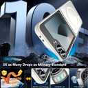 Hensinple for Samsung Galaxy Z Flip 6, Z Flip 6 Case, Magnetic[Compatible with MagSafe] Transparent Slim Shockproof Hard PC Rugged Phone Case Cover for Galaxy Z Flip 6/Galaxy Z Flip 7 FE(White)