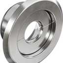 Retrofit Recessed Fire Sprinkler Escutcheon 1/2 in. IPS - Split 3 Piece in Chrome Plated - Depth Adjustment Range up to 3/4 in. for Fire Sprinkler Trim