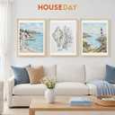 3 Pack 18x24 Frame 18 x 24 Poster Frame Natural Light Oak Solid Wood