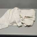 MYSKY HOME Kitchen Window Curtains Half Sheer Drapes 45 Inches Long, Boho Farmhouse Style Linen Polyester Blend Fabric, Decorative Texture for Bathroom/Closet/Cafe, 50" x 45", Linen, 2 Pieces