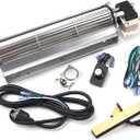 Adviace Replacement Fireplace Blower Kit for Desa Tech, FMI, Vanguard, Vexar, Astria Fireplace, GA3560A GA3650TB GA3700 BK BKT GA3560T GA3700T GA3700TA GA3700TB Fireplace Blower Fan Kit for Desa