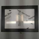 Handicrafts Home 4x6 Picture Frame, Wall & Tabletop Dcor, Handmade Pearlescent Ivory Pattern, Vintage & Elegant Mother of Pearl Picture Frames for Living Room, Office & Home Decor  White & Black