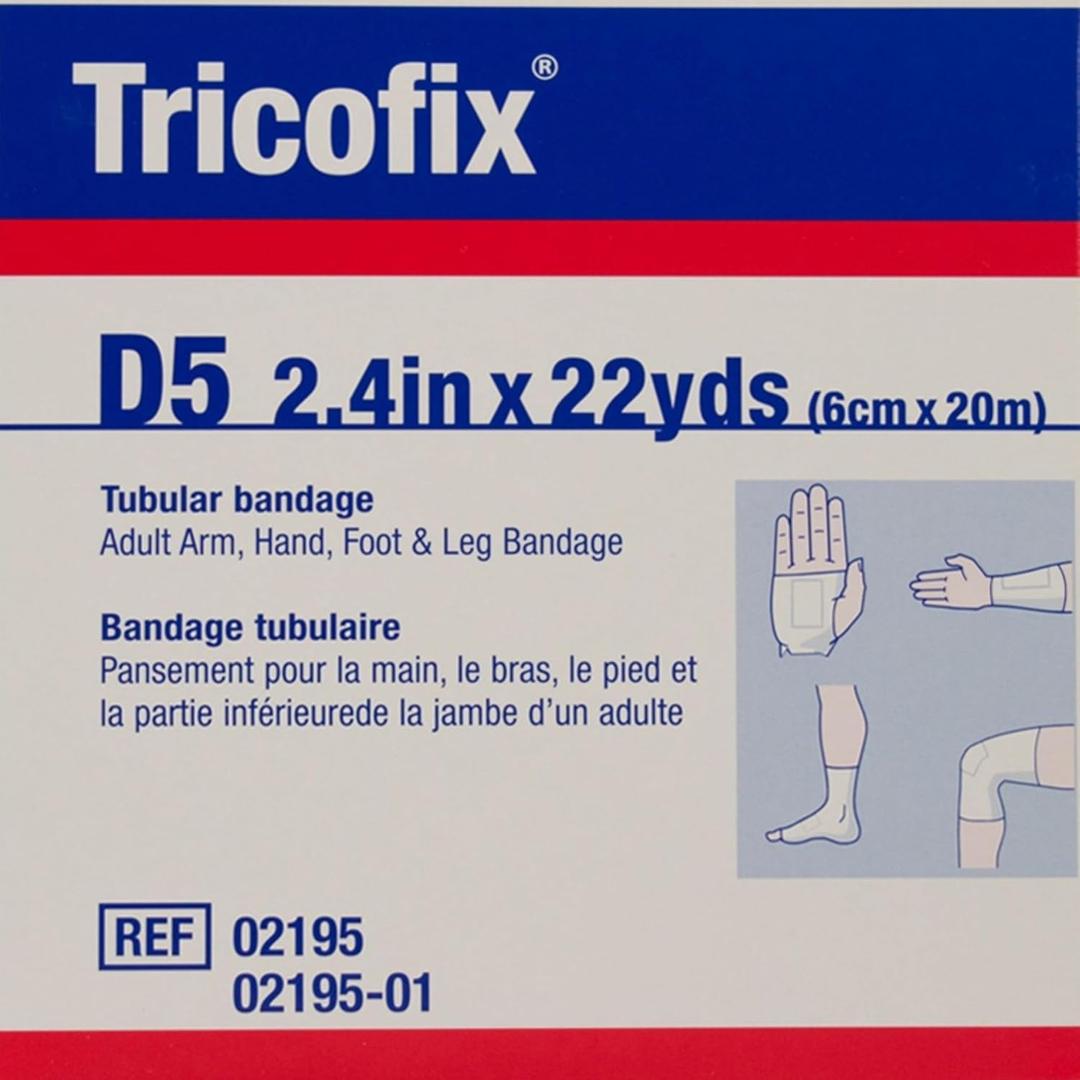 BSN Medical 02195 Tricofix Tubular Bandage D5 2.4" x 22 Yds