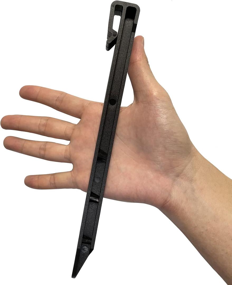 30 PCS Plastic Landscape Stakes, 10Inch Plant Support Lawn Stake Heavy Duty for Landscaping and Garden