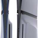 Pro Disc Edition Cover Plates for New PS5 Pro Console, Shell Panels Compatible with New PlayStation 5 Pro Accessories Protective Replacement Faceplate 30th Anniversary (Grey)