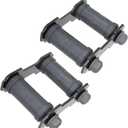 labwork 2PCS Rear left & right Leaf Spring Shackle Kit Pair Replacement for Mustang 1965-1973