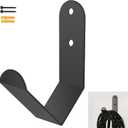 Exercise Rope Storage Hook, Battle Rope Storage Hanger Wall Mount Rope Storage Rack for Exercise Rope Battle Rope in Home Gym or Commercial Gym, Black (1 Pack)
