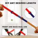 150PCS Cable Ties4+6+8+10 Inch Reusable Cable Management, Multi-Purpose Adjustable Cord OrganizerFastening Microfiber Cloth Hook and Loop Cable Organizer Wire StrapsAssorted Colors